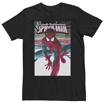 Big & Tall Marvel Comixology Friendly Neighborhood Spider-Man Comic Tee