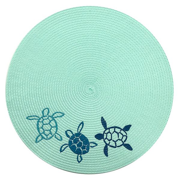 Celebrate Together™ Summer Embroidered Turtle Placemat