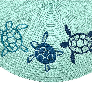 Celebrate Together™ Summer Embroidered Turtle Placemat
