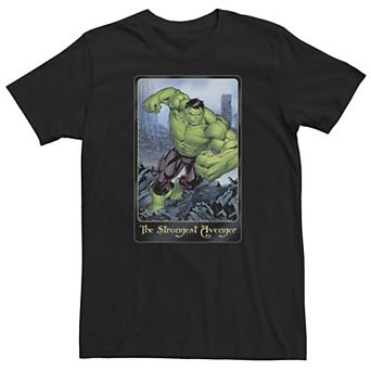 Big & Tall Marvel Strongest Avenger Incredible Hulk Tee