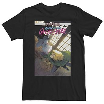 Big & Tall Marvel Spider-Gwen And Gwen Goblin Comic Cover Tee