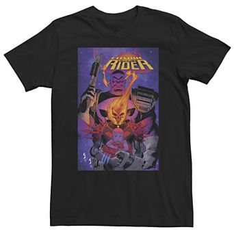 Big & Tall Marvel Ghost Rider Baby Thanos Comic Cover Tee