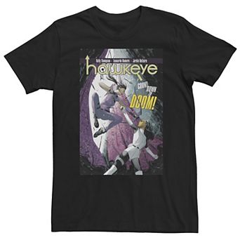 Big & Tall Marvel Hawkeye Count Down To Doom Comic Cover Tee