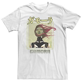 Big & Tall Marvel Guardians Of The Galaxy Gamora Kanji Tee