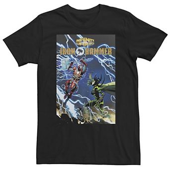 Big & Tall Marvel Iron Hammer Madame Hela Comic Cover Tee