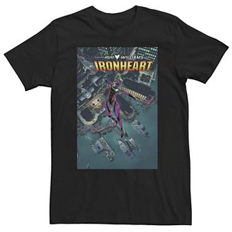 Big & Tall Marvel Comixology Ironheart Issue #3 Comic Book Cover Tee