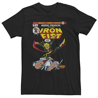 Big & Tall Marvel Iron Fist Retro Premiere Comic Cover Tee