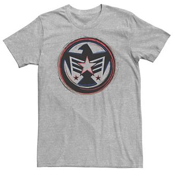 Big & Tall Marvel Falcon America Badge Symbol Tee