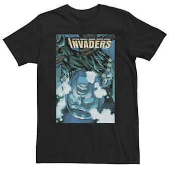 Big & Tall Marvel Comixology Invaders Go To Atlantis Comic Book Cover Tee
