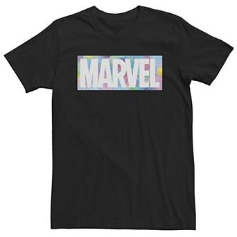 Big & Tall Marvel Iridescent Pop Classic Logo Tee