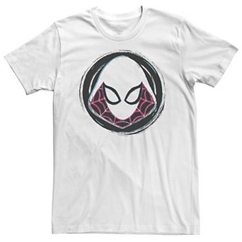 Big & Tall Marvel Spider-Gwen Face Symbol Badge Tee