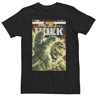 Big & Tall Marvel Hulk Finding The Truth Comic Cover Tee