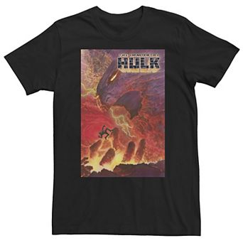 Big & Tall Marvel Comixology Hulk The One Below All Comic Cover Tee