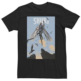 Big & Tall Marvel Comixology Shuri Back From Space Comic Cover Tee