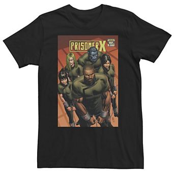 Big & Tall Marvel Comixology Prisoner X Comic Book Cover Tee