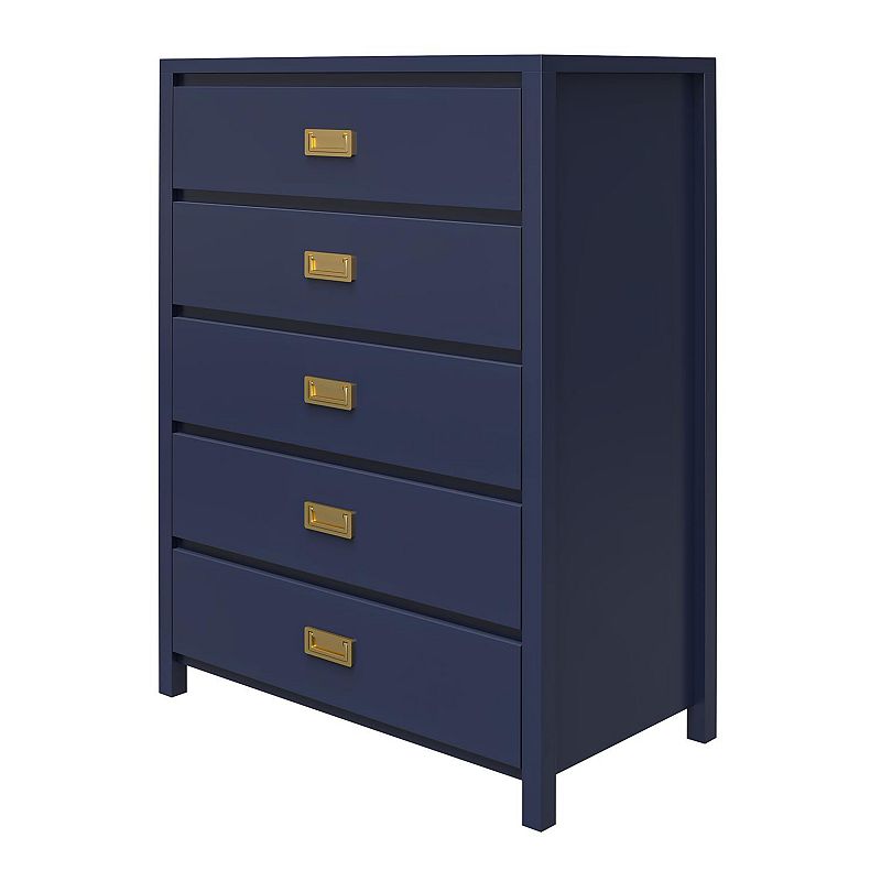 Little Seeds Monarch Hill Haven 5 Drawer Navy Kids’ Dresser