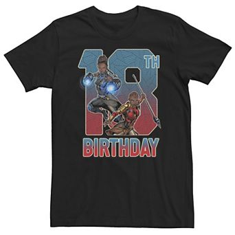 Big & Tall Marvel Shuri and Okoye 18th Birthday Tee
