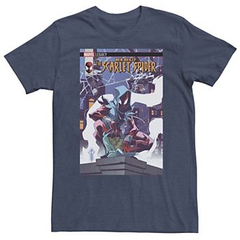Big & Tall Marvel The Scarlet Spider Foils Bank Robbery Tee