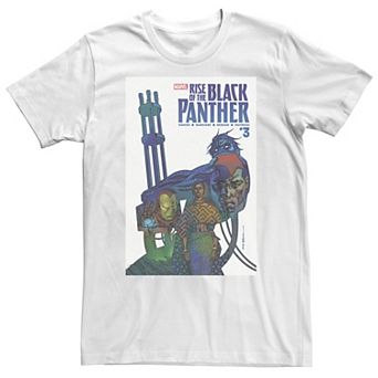 Big & Tall Marvel Rise of Black Panther #3 Comic Cover Tee