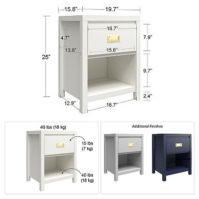 Little Seeds Monarch Hill Haven Kids 1 Drawer Nightstand