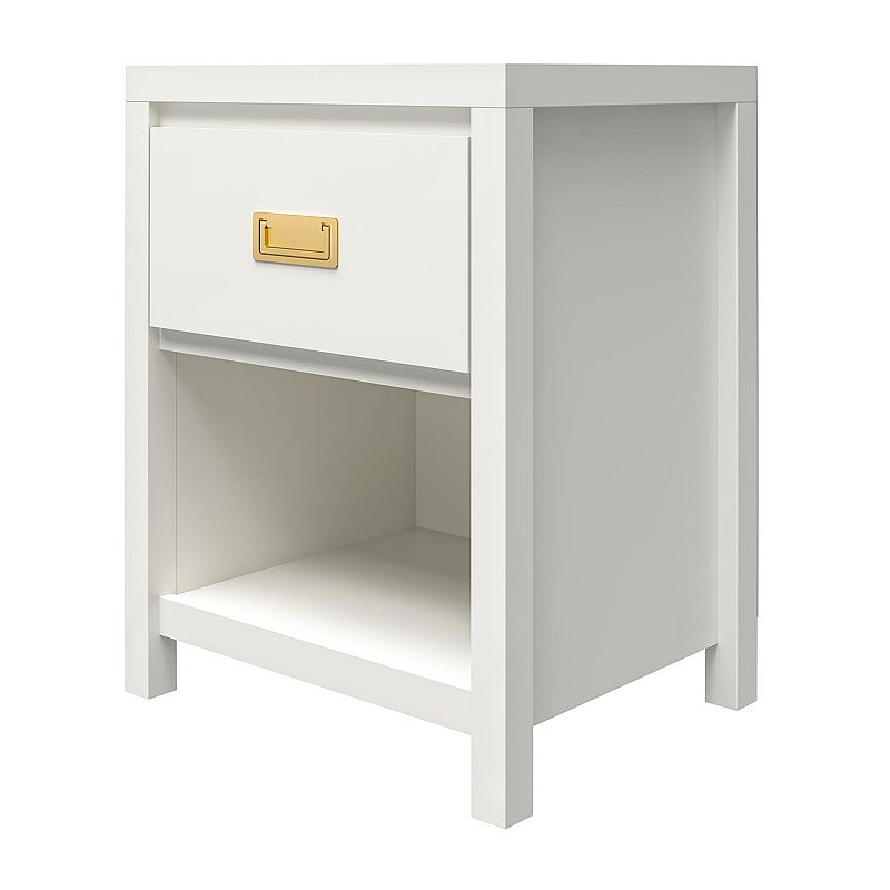 Little Seeds Monarch Hill Haven Kids 1 Drawer Nightstand, White
