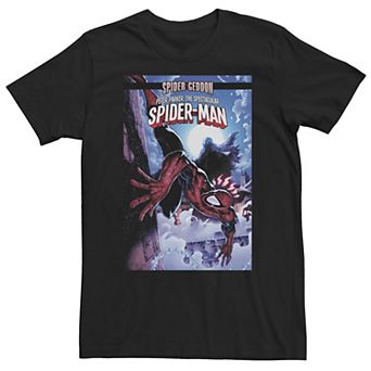 Big & Tall Marvel Spider-Man Spider Geddon Comic Cover Tee