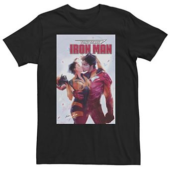 Big & Tall Marvel Iron Man Janet Van Dyne Comic Cover Tee