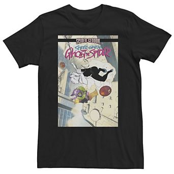 Big & Tall Marvel Spider-Gwen Stuck In Spider Verse Comic Tee