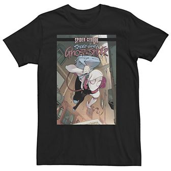 Big & Tall Marvel Spider-Gwen Ghost Spider Comic Cover Tee