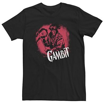 Big & Tall Marvel X-Men Gambit Circle Splatter Tee