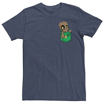Big & Tall Marvel Comic Groot Guardians of The Galaxy Tee