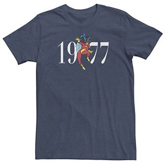 Big & Tall Marvel Retro 1977 Spider-Woman Action Pose Tee