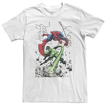 Big & Tall Marvel Spider-Man And Jonah In Trouble Comic Tee