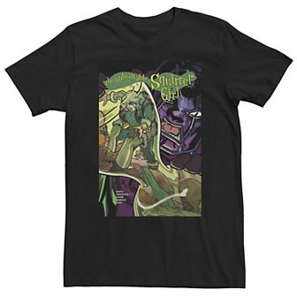 Big & Tall Marvel Comixology Squirrel-Girl And Kang Comic Book Cover Tee
