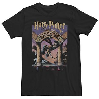 Big & Tall Harry Potter The Sorcerer's Stone Book Cover Tee