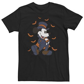 Big & Tall Disney Mickey & Friends Halloween Mickey Vampire Portrait Tee