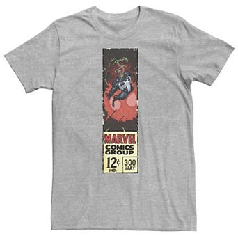Big & Tall Marvel Venom Comics Group Vintage Ticket Label Tee