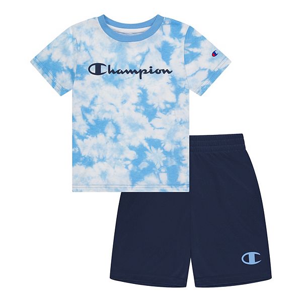 Boys 4-7 Tie Dye Graphic Tee & Shorts Set