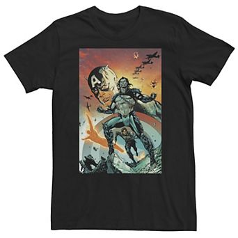 Big & Tall Marvel Comixology Captain America And Namor Comic Cover Tee