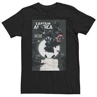 Big & Tall Marvel Comixology Captain America Captain Of Nothing Comic Tee