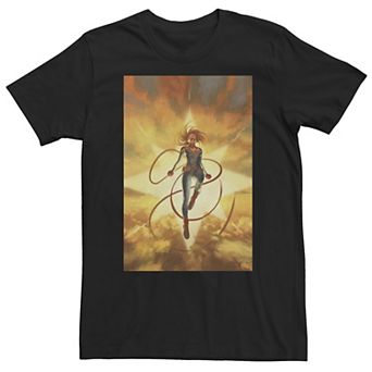Big & Tall Marvel Life Of Captain Marvel Comic Cover Tee
