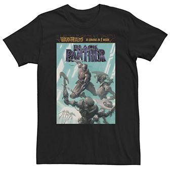 Big & Tall Marvel Comixology Black Panther Gathering Of My Name Comic Tee