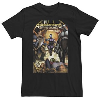 Big & Tall Marvel Asgardians of the Galaxy Comic Cover Tee