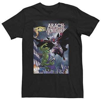 Big & Tall Marvel Arach-Knight Green Goblin Comic Cover Tee