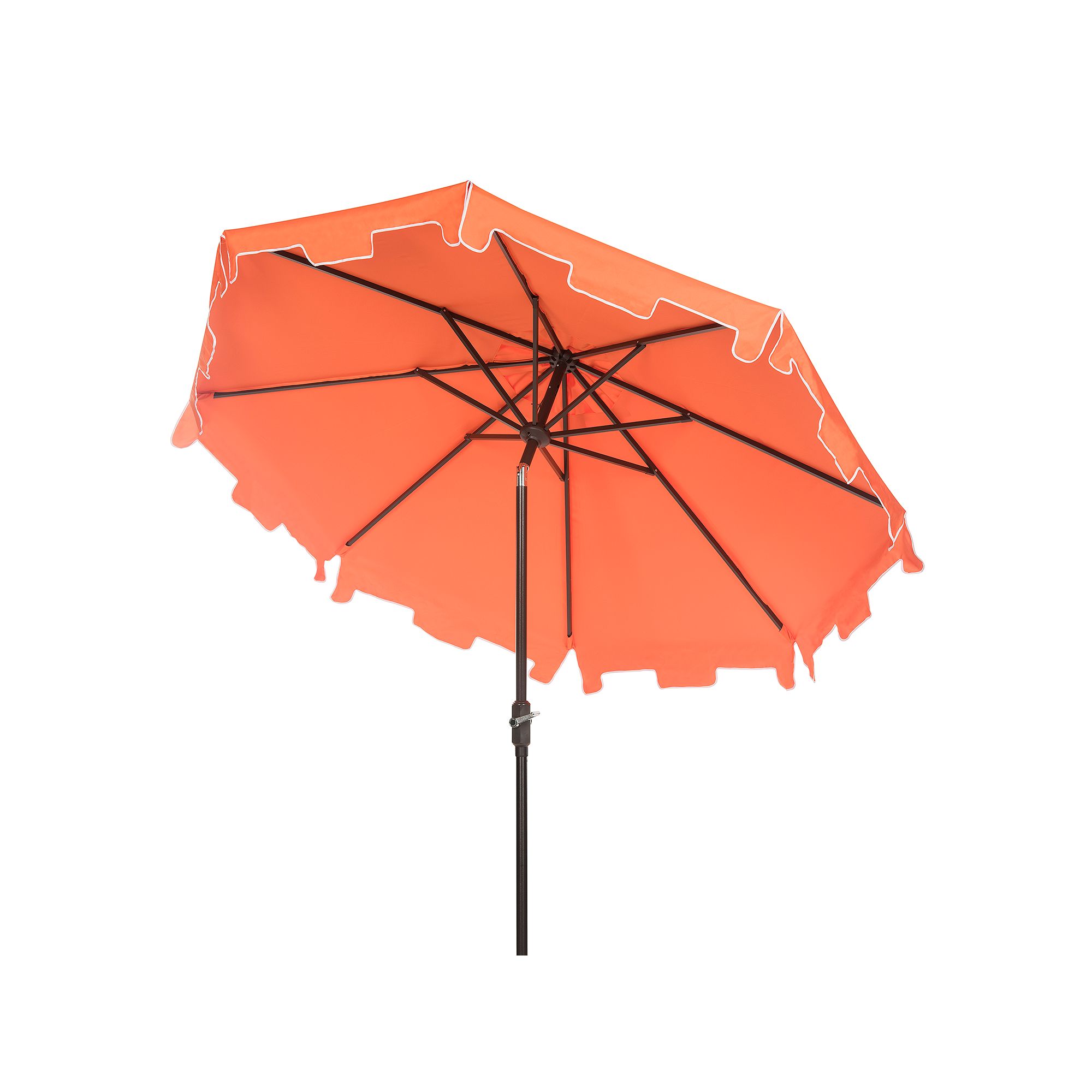Safavieh UV Resistant Zimmerman Market Umbrella, Orange