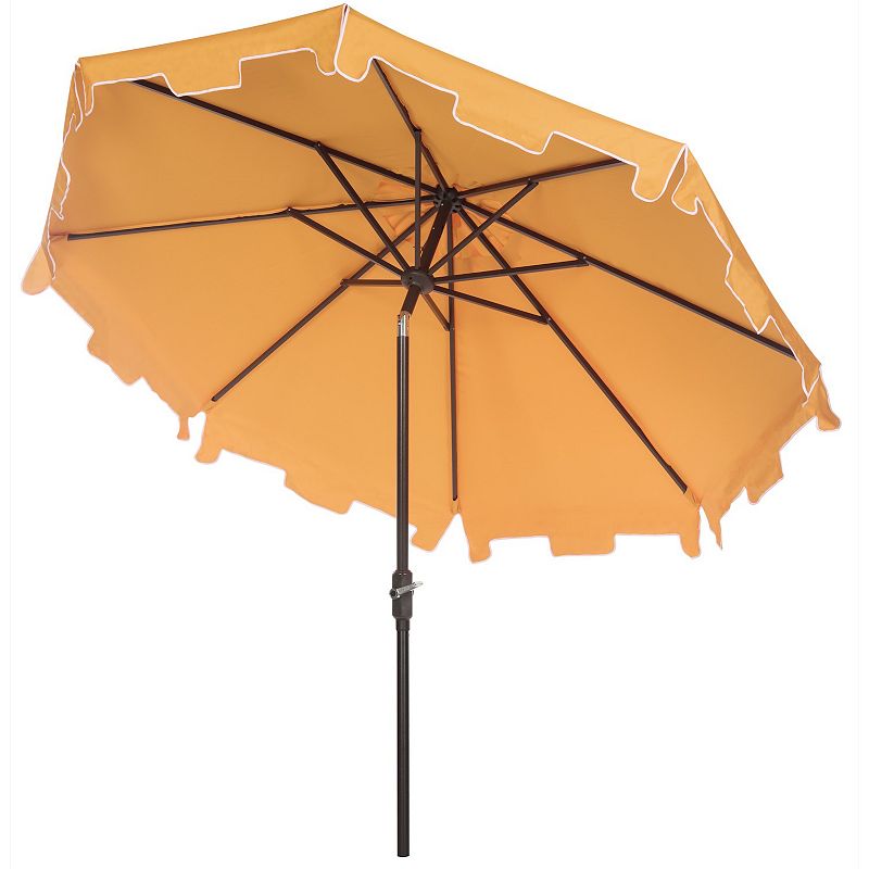 Safavieh UV Resistant Zimmerman Market Umbrella, Yellow