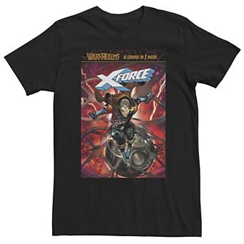 Big & Tall Marvel Comixology X-Force Young Cable Comic Book Cover Tee