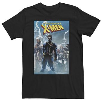 Big & Tall Marvel Comixology Uncanny X-Men Group Shot Comic Book Cover Tee
