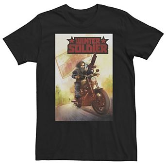 Big & Tall Marvel Winter Soldier Comic Cover Tee