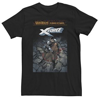 Big & Tall Marvel Comixology Rebuilding Of X-Force Comic Book Cover Tee